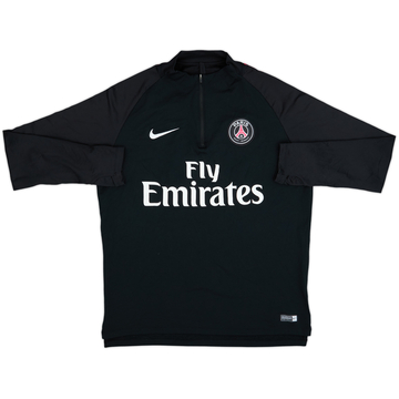 2018-19 Paris Saint-Germain Nike 1/4 Zip Drill Top - 8/10 - (L)