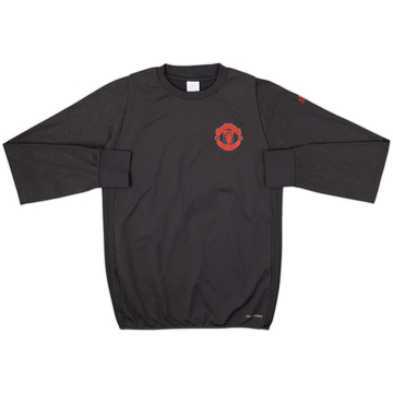 2016-17 Manchester United adidas Sweat Top - 7/10 - (S)