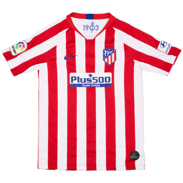 2019-20 Atletico Madrid Home Shirt - 8/10 - (L.Boys)
