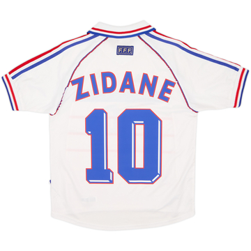1998 France Away Shirt Zidane #10 - 6/10 - (Y)