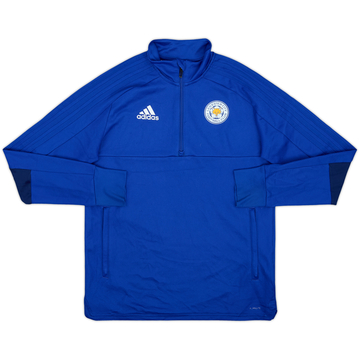 2018-19 Leicester City Staff Issue adidas 1/4 Zip Drill Top - 8/10 - (L.Boys)