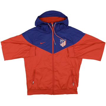 2017-18 Atletico Madrid Nike Hooded Track Jacket - 8/10 - (M)