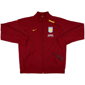 2007-08 Aston Villa Nike Track Jacket - 8/10 - (XXL)