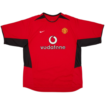 2002-04 Manchester United Home Shirt - 4/10 - (XL)