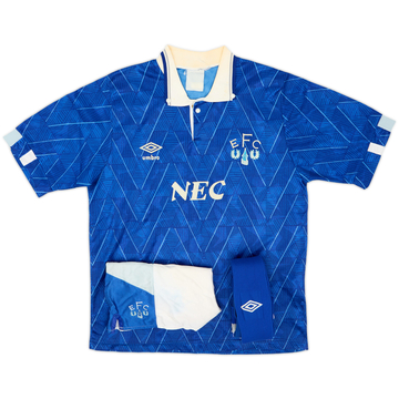 1989-91 Everton Home Full Kit - 5/10 - (S)