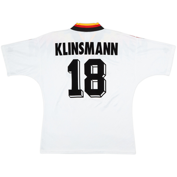 1994-96 Germany Home Shirt Klinsmann #18 - 8/10 - (L)