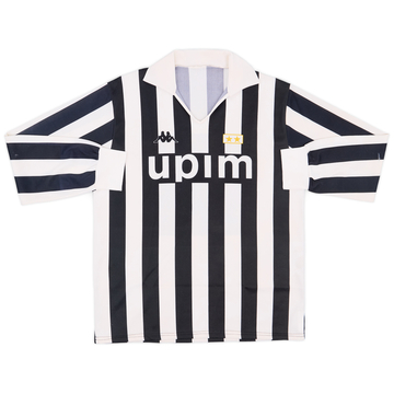 1989-90 Juventus Basic Home L/S Shirt #11 - 6/10 - (L)