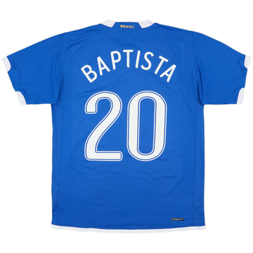 2006-07 Brazil Away Shirt Baptista #20 - 6/10 - (M)