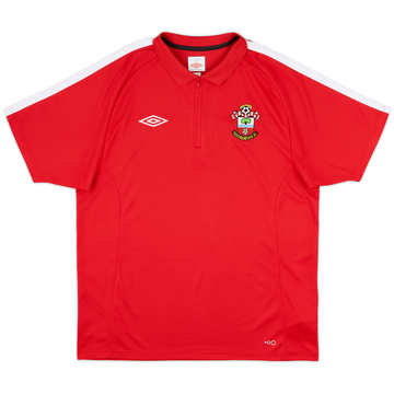 2010-11 Southampton Umbro 1/4 Zip Polo Shirt - 10/10 - (L)
