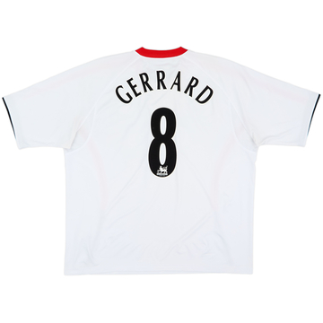 2005-06 Liverpool Away Shirt Gerrard #8 - 8/10 - (XXL)