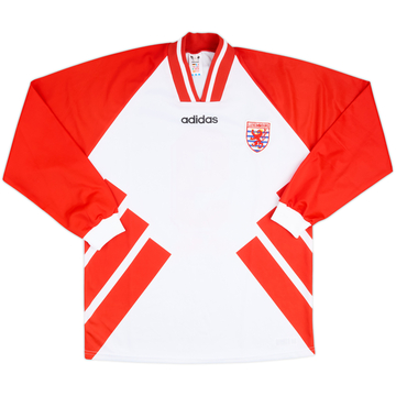 1994 Luxembourg Match Worn Home L/S Shirt #9 (Holtz)