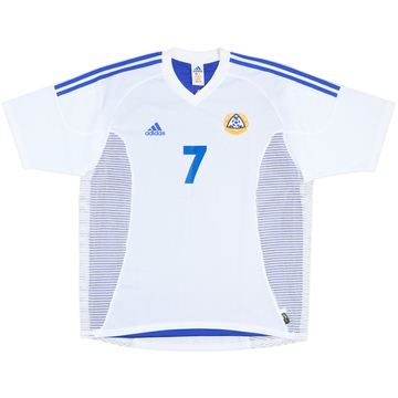 2003 Finland Match Issue Home Shirt #7 (Nurmela)