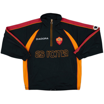 1999-00 Roma Diadora 1/4 Zip Drill Top - 8/10 - (L)