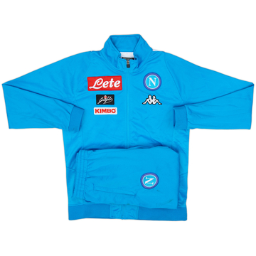 2016-17 Napoli Kappa Tracksuit - 6/10 - (S)
