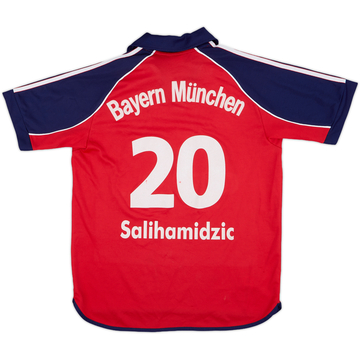 1999-01 Bayern Munich Home Shirt Salihamidzic #20 - 7/10 - (XL.Boys)