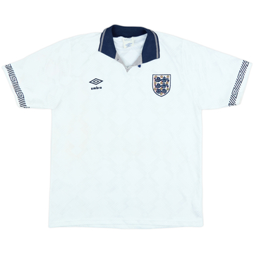 1990-92 England Home Shirt - 7/10 - (M)