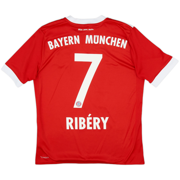 2017-18 Bayern Munich Home Shirt Ribery #7 - 7/10 - (L.Boys)