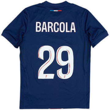 2024-25 Paris Saint-Germain Home Shirt Barcola #29 - 9/10 - (13-14 Years)