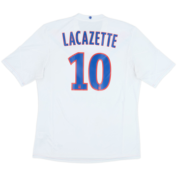 2013-14 Lyon Home Shirt Lacazette #10 - 6/10 - (XL)