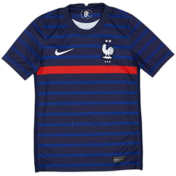 2020-21 France Home Shirt - 7/10 - (S.Boys)