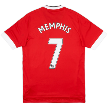 2015-16 Manchester United Home Shirt Memphis #7 - 7/10 - (S)