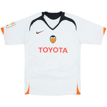 2005-06 Valencia Home Shirt - 4/10 - (L.Boys)