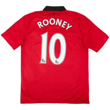 2013-14 Manchester United Home Shirt Rooney #10 - 5/10 - (M)