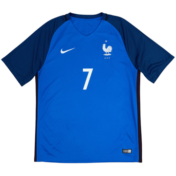 2016-17 France Home Shirt #7 - 4/10 - (L)