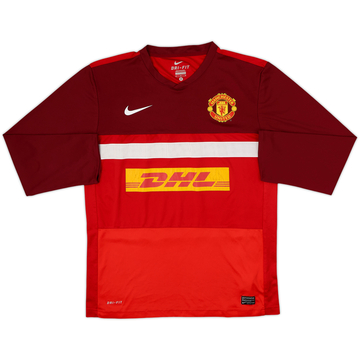 2011-12 Manchester United Nike Training L/S Shirt - 5/10 - (M)