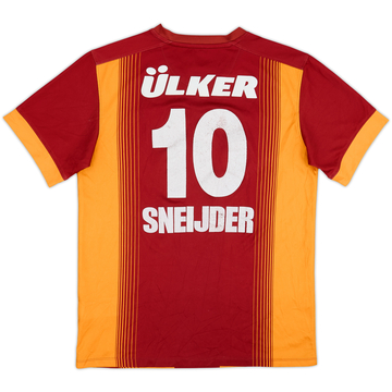 2014-15 Galatasaray Home Shirt Sneijder #10 - 5/10 - (M)