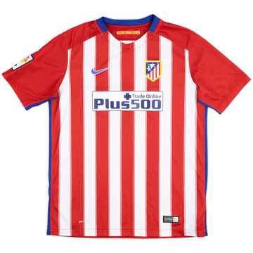 2015-16 Atletico Madrid Home Shirt - 8/10 - (13-15 Years)