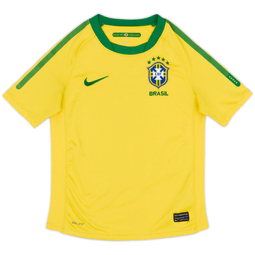 2010-11 Brazil Home Shirt - 6/10 - (S.Boys)