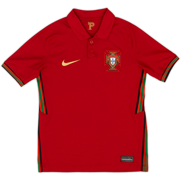 2020-21 Portugal Home Shirt - 7/10 - (S.Boys)