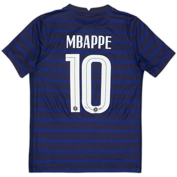 2020-21 France Home Shirt Mbappe #10 - 6/10 - (M.Boys)