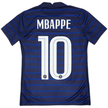 2020-21 France Home Shirt Mbappe #10 - 8/10 - (XS)