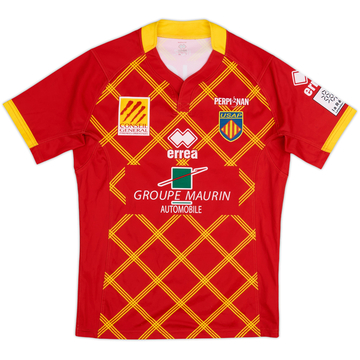 Camiseta de local del Perpignan Rugby 2014-15 Fraii #66 - 6/10 - (L)