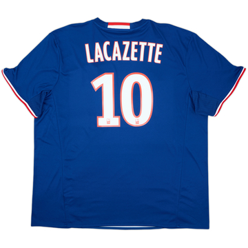 2016-17 Lyon Away Shirt Lacazette #10 - 9/10 - (XXL)