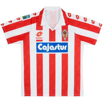 1992-93 Sporting Gijon Home Shirt - 9/10 - (XL)