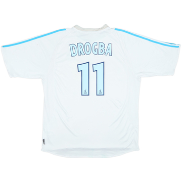 2003-04 Olympique Marseille Home Shirt Drogba #11 - 6/10 - (XL)