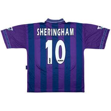 1995-97 Tottenham Away Shirt Sheringham #10 - 9/10 - (L)