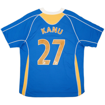 2007-08 Portsmouth Home Shirt Kanu #27 - 6/10 - (L)