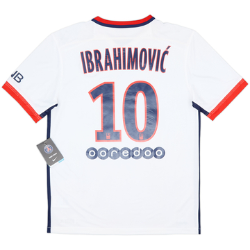 2015-16 Paris Saint-Germain Away Shirt Ibrahimovic #10 (M)