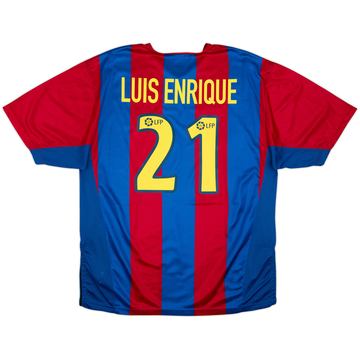 2002-03 Barcelona Basic Home Shirt Luis Enrique #21 - 8/10 - (XXL)