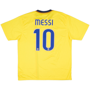 2008-10 Barcelona Basic Away Shirt Messi #10 (XL)