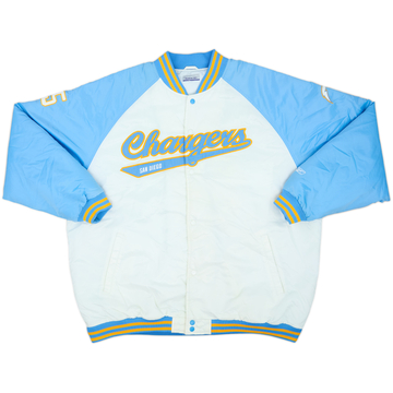 2005-06 San Diego Chargers Reebok Satin Bomber Jacket - 8/10 - (XXL)