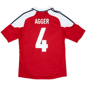 2012-13 Dinamarca Camiseta de local Agger #4 - 8/10 - (S)