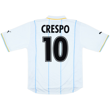 2001-02 Lazio European Home Shirt Crespo #10 - 6/10 - (M)