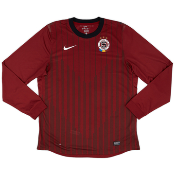 2011-12 Sparta Prague Player Issue Home L/S Shirt - 7/10 - (XL)
