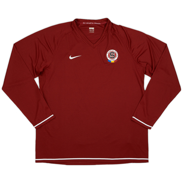 2008-09 Sparta Prague Home L/S Shirt - 9/10 - (XL)