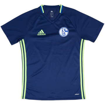 2016-17 Schalke adizero Training Shirt - 8/10 - (S)